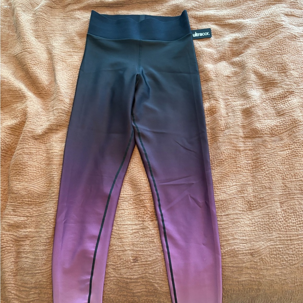 Ultracor Kids Gradient Leggings - Purple and Black